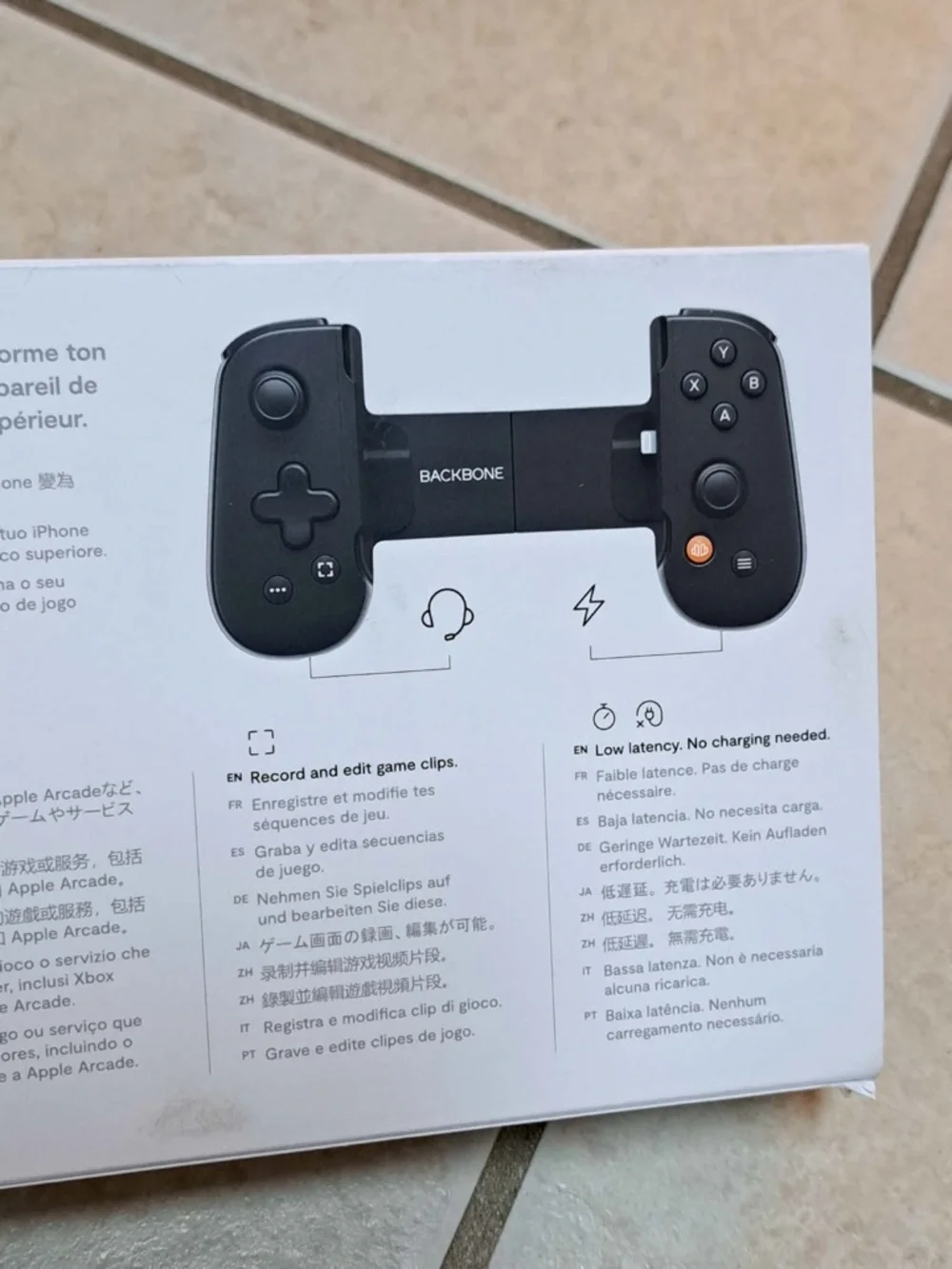 Backbone for Xbox/ Apple - Lightning Connection